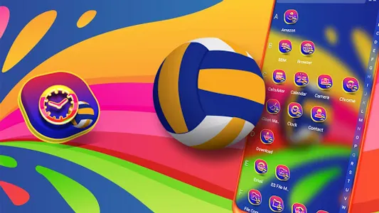 Volleyball Launcher Theme screenshot 6