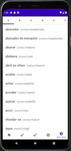 Dicionário Guató screenshot 2