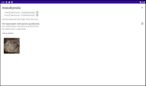 Dicionário Guató screenshot 9