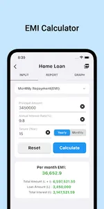 Financial Calculator EMI screenshot 1
