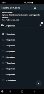 Tablero de Cacho screenshot 3