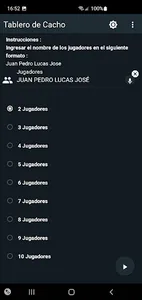 Tablero de Cacho screenshot 4