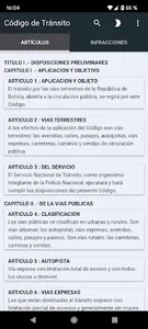 Código de Tránsito - Bolivia screenshot 4
