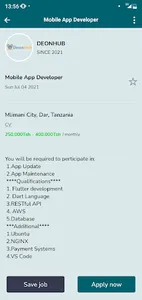 Vuga Jobs screenshot 1
