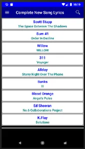Complete New Song Lyrics screenshot 1