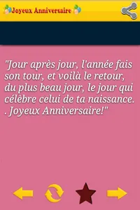 Bon Anniversaire SMS screenshot 2