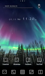 Beautiful Aurora Theme screenshot 4