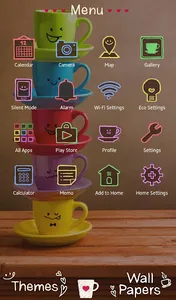 Rainbow Mugs Theme screenshot 1