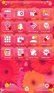 Colorful Gerbera Flowers Theme screenshot 1