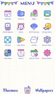 Cute Icon Friends Theme +HOME screenshot 1