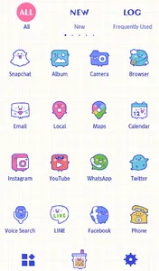 Cute Icon Friends Theme +HOME screenshot 2