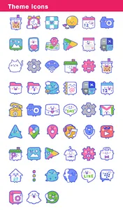 Cute Icon Friends Theme +HOME screenshot 3