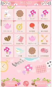 アリス壁紙 不思議の国のスイーツ screenshot 1