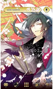 Kuruisakura: Soji Okiｔa Theme screenshot 0