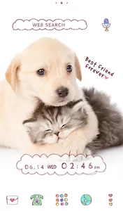Puppy and Kitten Theme screenshot 4