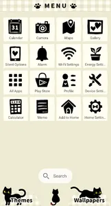 Black Cats Theme +HOME screenshot 1