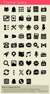 Black Cats Theme +HOME screenshot 3