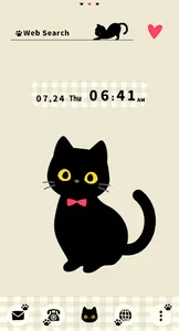 Black Cats Theme +HOME screenshot 4