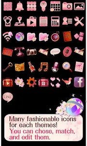 Colorful Theme Precious Pinks screenshot 3