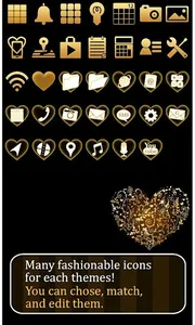 Heart Theme-Golden Vines- screenshot 3