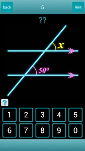 Find Angles! - Math questions screenshot 1