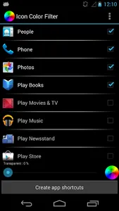 Icon Color Filter Lite screenshot 1