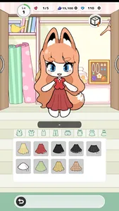 着せ替えゲーム　ぷちっ子デイズ　ゆるふわ screenshot 2