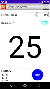 NumberLottery byNSDev screenshot 1