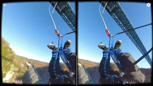 Virtual reality bungee jumping screenshot 1