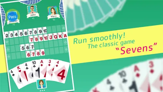 Sevens - Fun Classic Card Game screenshot 0