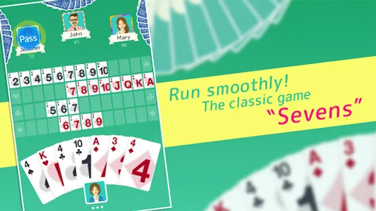 Sevens - Fun Classic Card Game screenshot 5