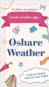 OshareWeather - For cute girls screenshot 0