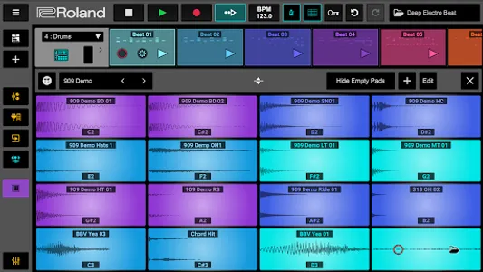 Roland Zenbeats Music Creation screenshot 1