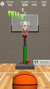 Swish Shot! Basketball Arcade screenshot 1