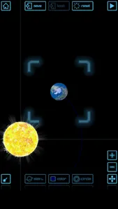 Planet simulation screenshot 1