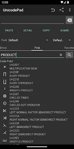 Unicode Pad screenshot 5