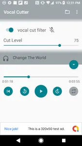 Vocal Cutter (for vocal cancel screenshot 0