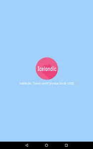 Icelandic Travel word phrase b screenshot 5