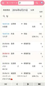わが家の家計簿 がまぐち君v5 Android版 screenshot 4