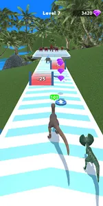 Dino Leveling: Eat & Run screenshot 2