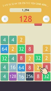 Pow2 -Make 2048 Puzzle screenshot 0