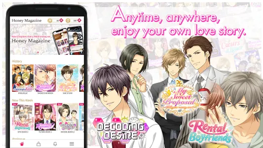 HoneyMagazine-otome dating sim screenshot 4