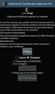 Certificate Importer screenshot 0