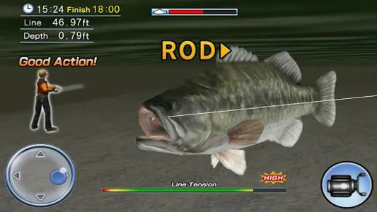 Bass Fishing 3D on the Boat screenshot 5