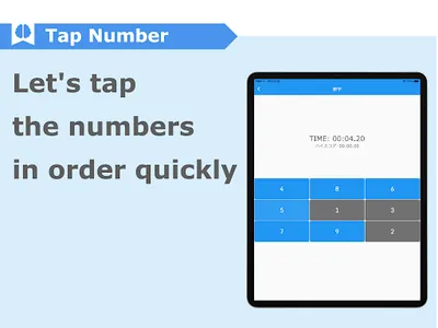 Brain training game/Tap Number screenshot 3