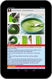 Baby Food Recipes FREE! screenshot 12
