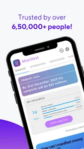 Law of attraction manifest app screenshot 0