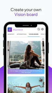 Law of attraction manifest app screenshot 2