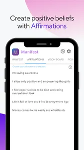 Law of attraction manifest app screenshot 3