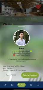JYU food menus and community screenshot 7